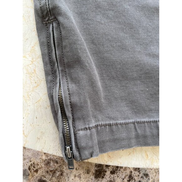 Gap Womens Gray Denim Pants With Pockets & Ankle Zippers Size 12 - Picture 2 of 7